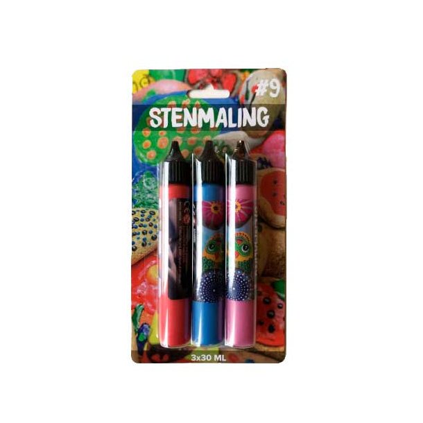 Stenmaling 3*30ml