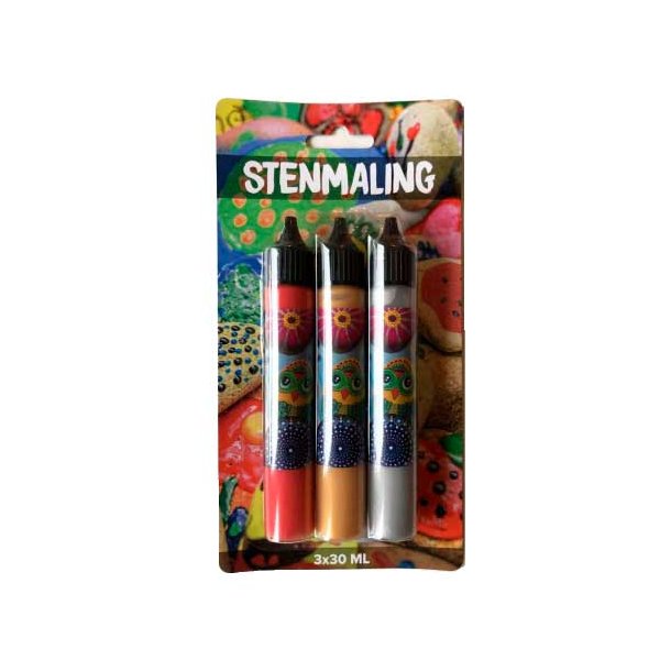 Stenmaling 3*30ml