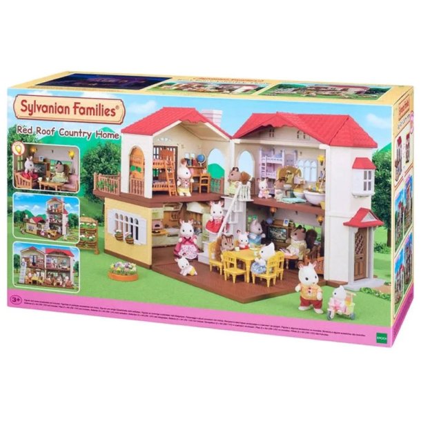 Sylvanian families - rkkehus med loftsrum