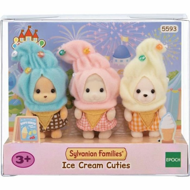 Sylvanian families - Familien Ice Cream Cuties Trillinger