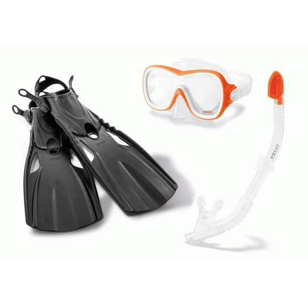 Intex Wavw Dykkerst m. maske, snorkel og fdder