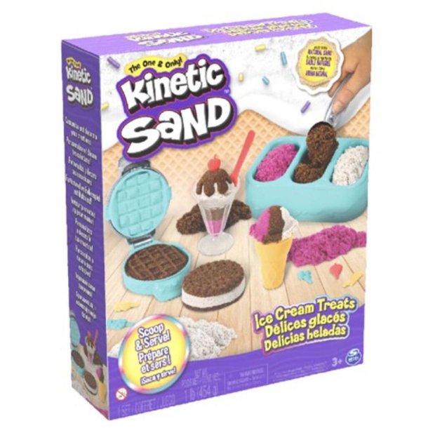 Kinetic Sand ice cream treats - lav lkre isvafler