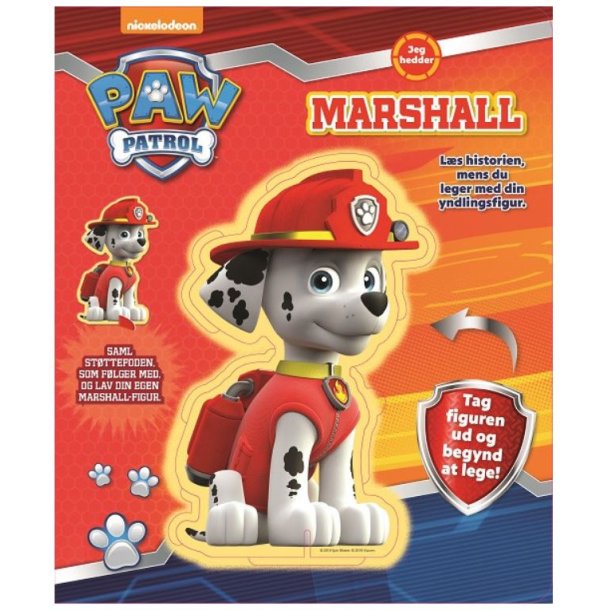 Paw Patrol - Jeg hedder Marshall - Figur og Historie - Papbog