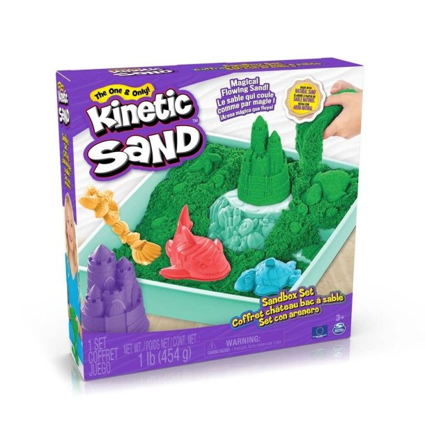 Kinetic Sand Sandbox Set - Grn