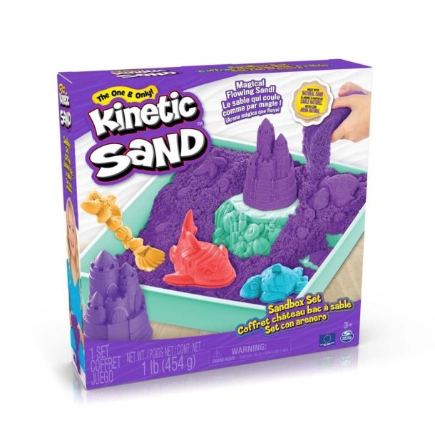 Kinetic Sand Sandbox Set - Lilla