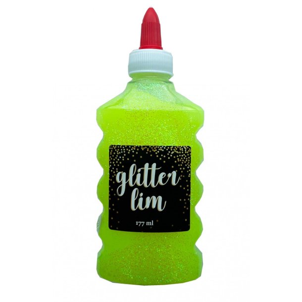 Glitterlim Pastel GUL 177 ml