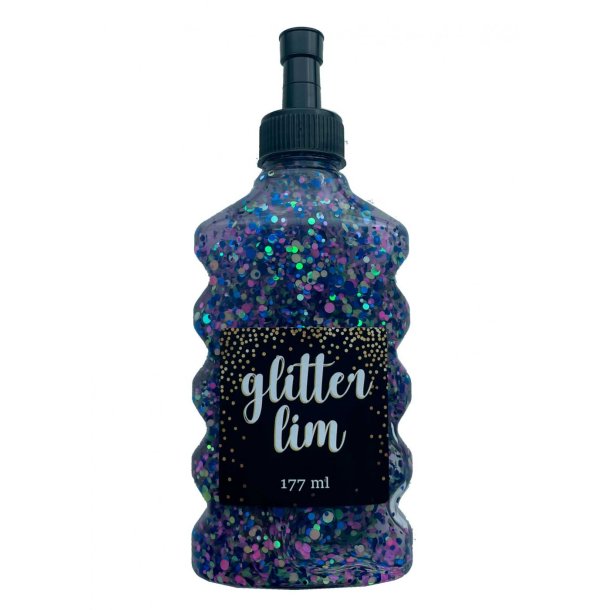 Glitterlim grov glitter, Galaxy Purple