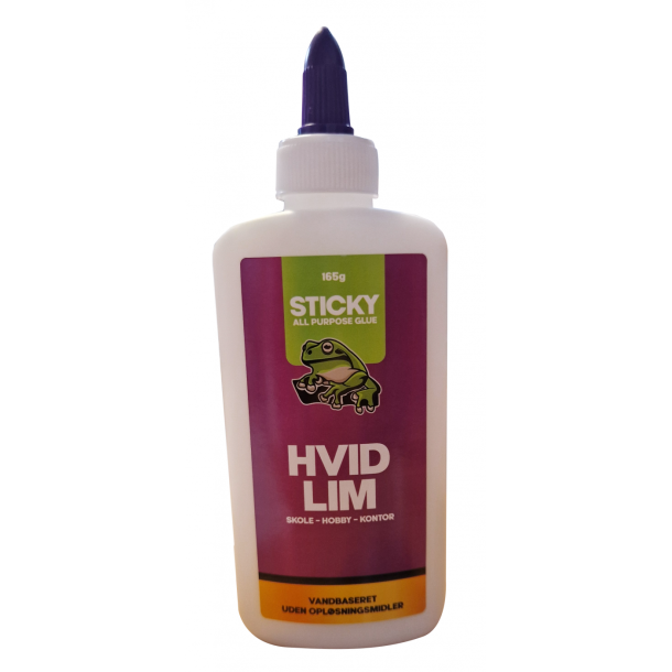 Hobbylim, hvid. 165g.