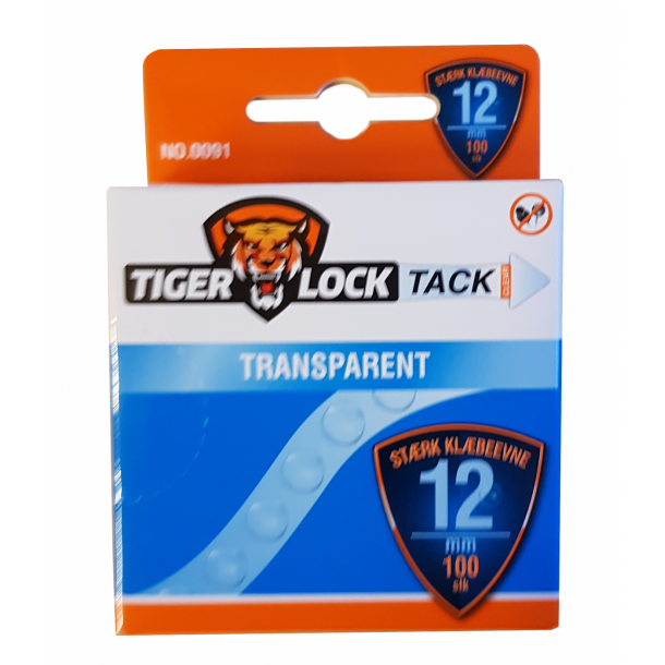 Klbepuder TIGER LOCK 100 stk. 12mm.