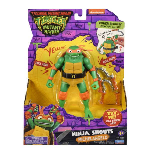 Turtles Mutant Mayhem Giant Movie 30cm-Michelangelo