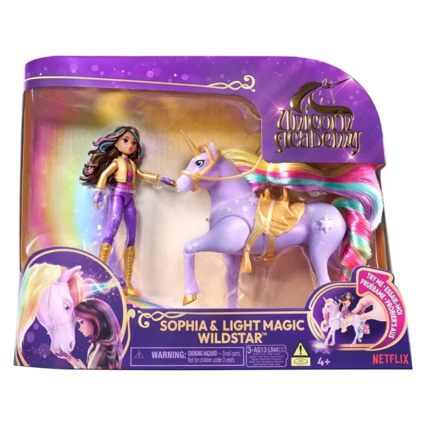 Unicorn Academy Doll &amp; Unicorn - Sophia &amp; Magic Wildstar