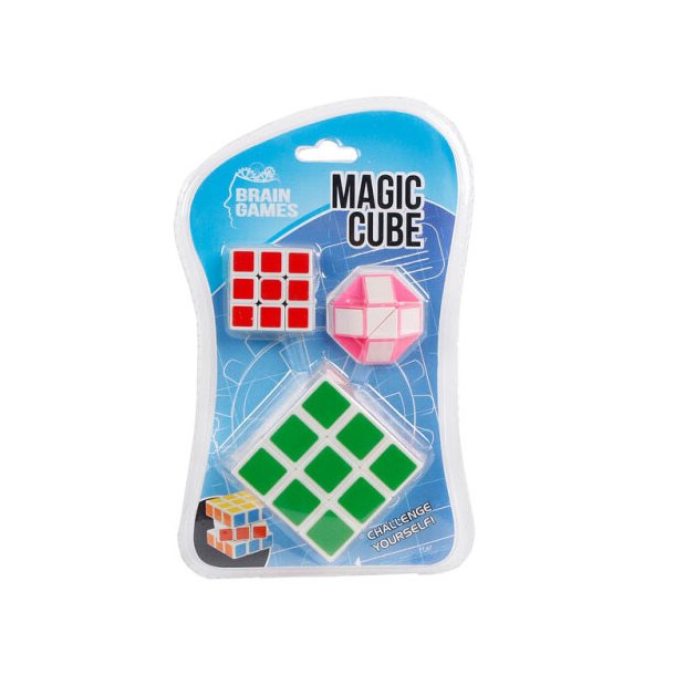 The Game Factory IQ Rubiks cube - 3-pak