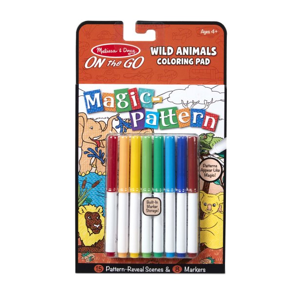 Melissa & Doug Magic Pattern - Wild Animals - Vilde dyr