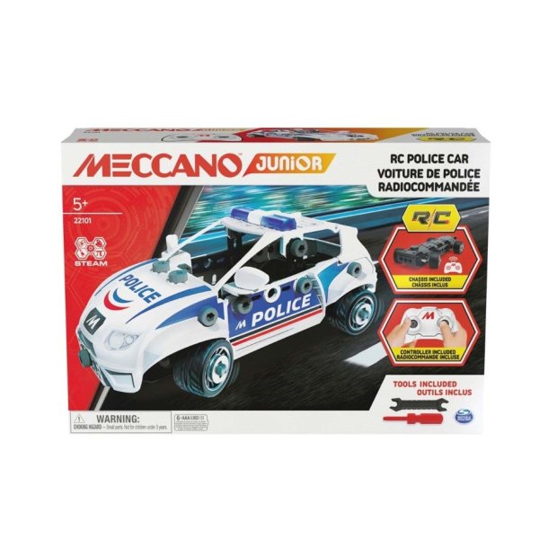 Meccano Byggesæt - Fjernstyret Politi bil