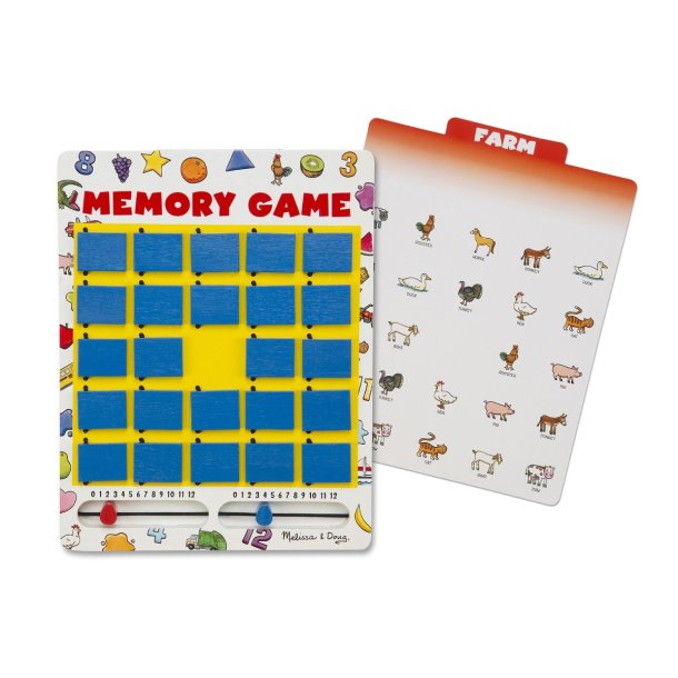 Melissa & Doug Flip Huskespil - Memo vendespil i tr