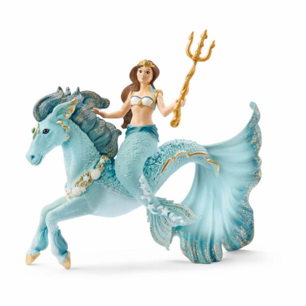 Schleich Mermaid Eyela on underwater unicorn