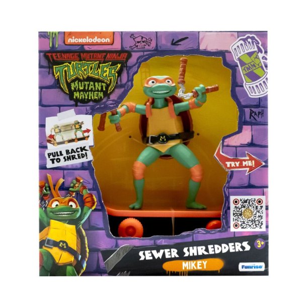 Turtle Mutant Mayhem Sewer Shredder - Michelangelo