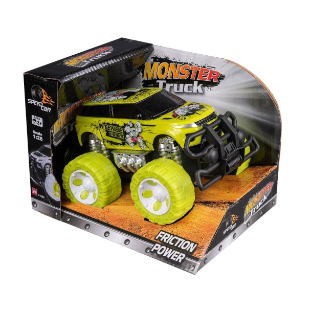 SpeedCar Monster Truck m. Friktion 1:28