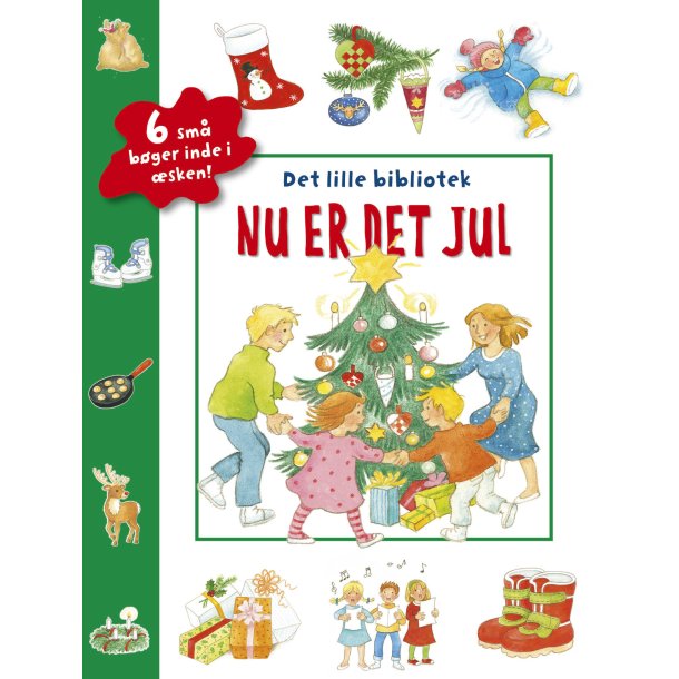 Det lille bibliotek: Nu er det Jul - 6 sm bger i ske