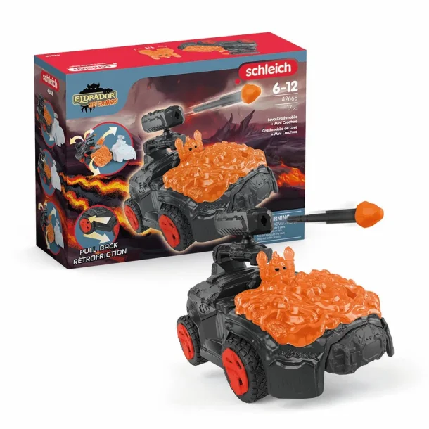 Schleich Lava CrashMobile with Mini Creature