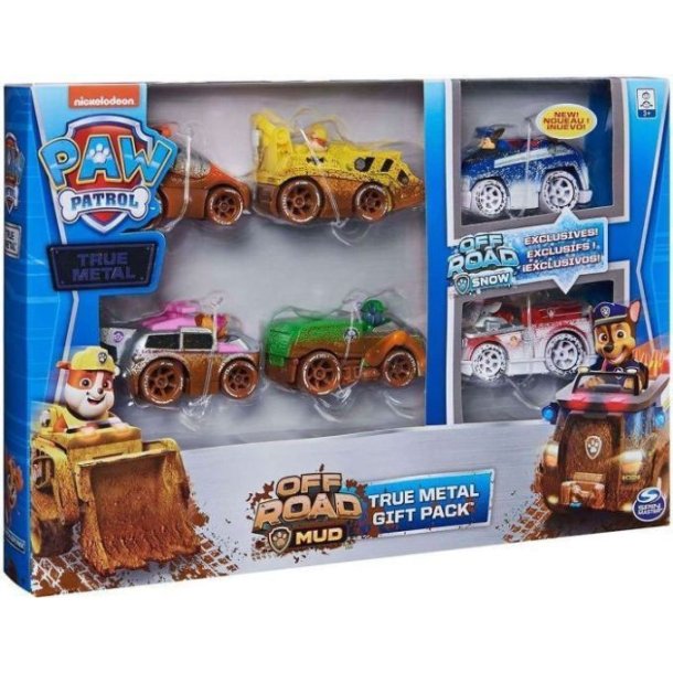 Paw Patrol True Metal Gavest m. 6 biler