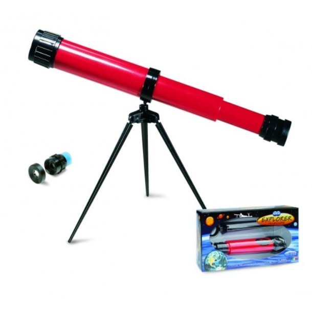 Navir Explorer Telescope 15-25 m. stativ - Assorterede farver