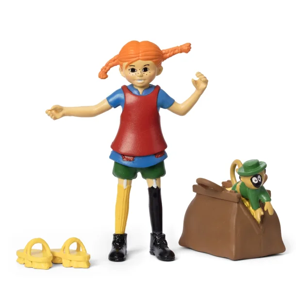 Pippi figurst pippi og tilbehr