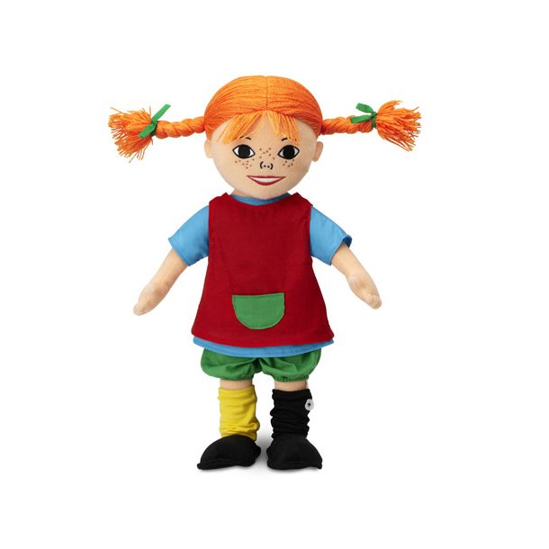 Pippi Langstrmpe Dukke- 40 cm