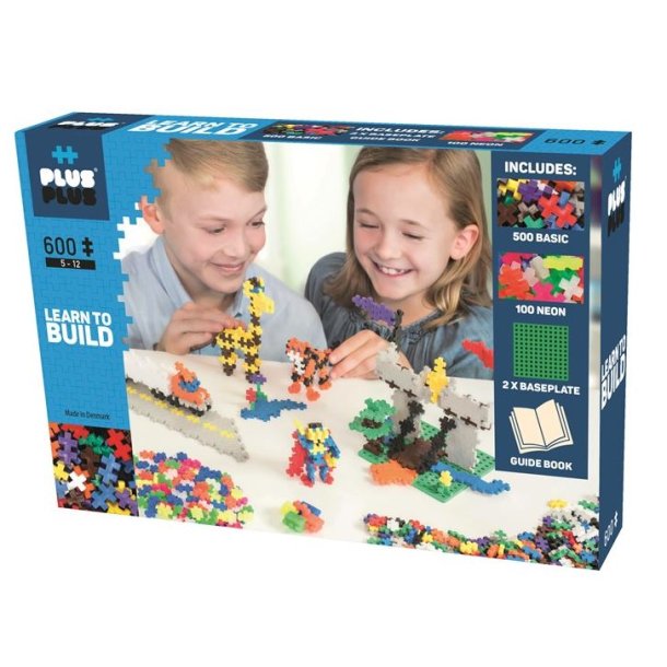 Plus-Plus Basic 600 stk. - Learn to Build