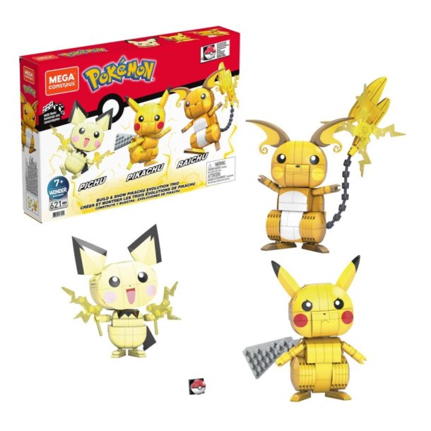 Mega Bloks - Wonder Builders - Pokmon Shocking Trio - 3-i-1