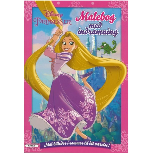 Disney Prinsesser - Male- og aktivitetsbog - 48 sider