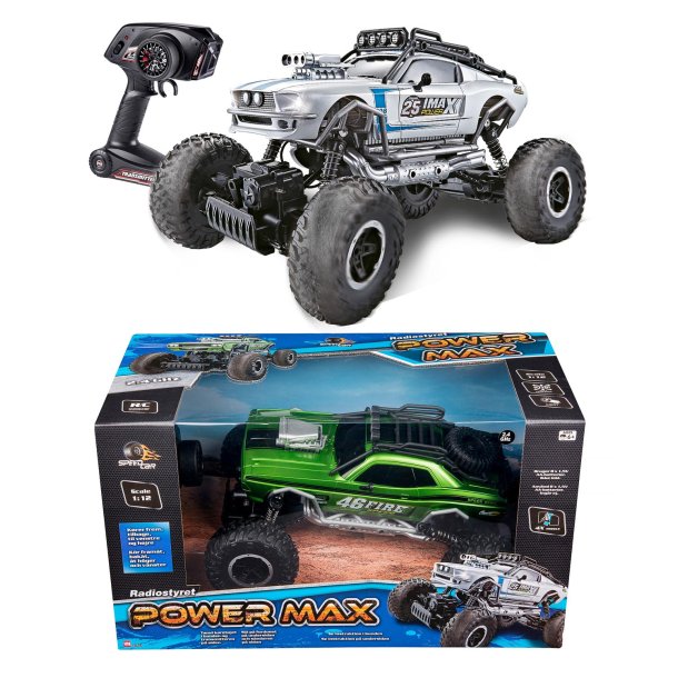 SpeedCarPower Max Rock Crawler i scala 1:12 - Offroader