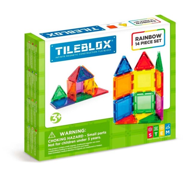 Tileblox Rainbow 14 stk 