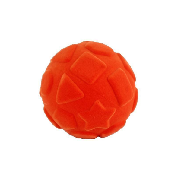 Rubbabu Bold Stor - Shapes Ball - Orange  10 cm