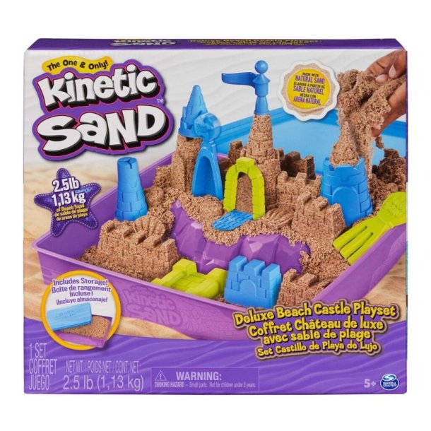 Kinetic Sand Deluxe Beach Castle Playset