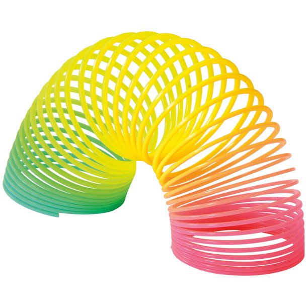 Slinky fjeder - plast  5 cm