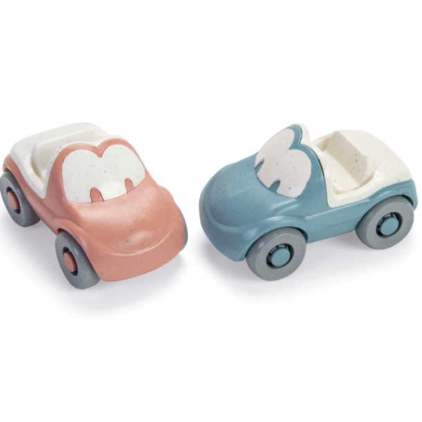 Dantoy Tiny Funcars Bioplast - pakke m. 2 stk.