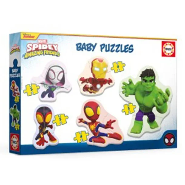 Educa Baby Puzzles Spidey &amp; His Amazing Friends - 5 puslespil