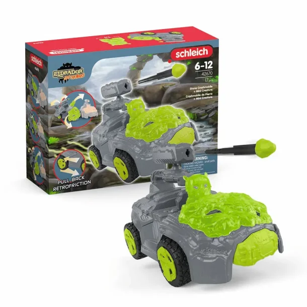 Schleich Stone CrashMobile with Mini Creature