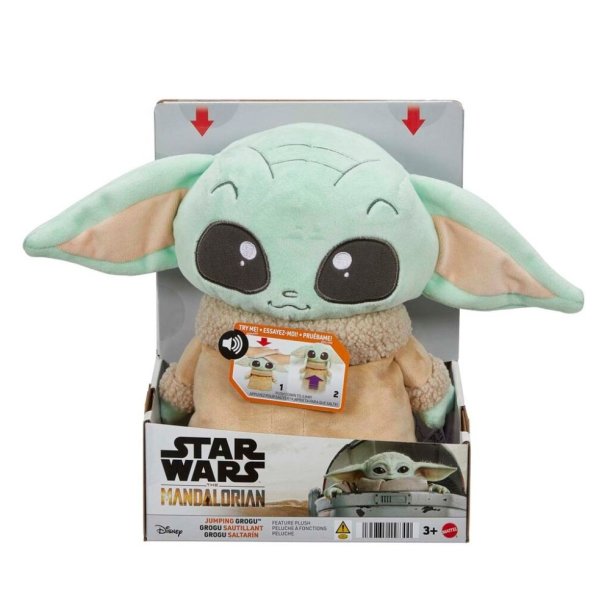 Mattel Plush Star Wars Jumping Grogu