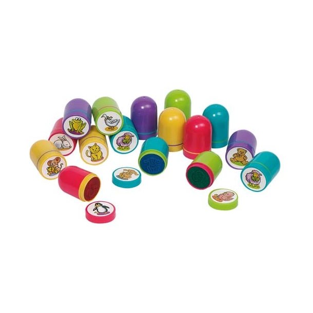 Stempel m. dyr - assorteret