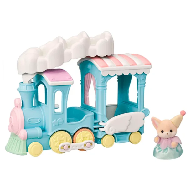 Sylvanian Families Floating Cloud Rainbow Train Toys