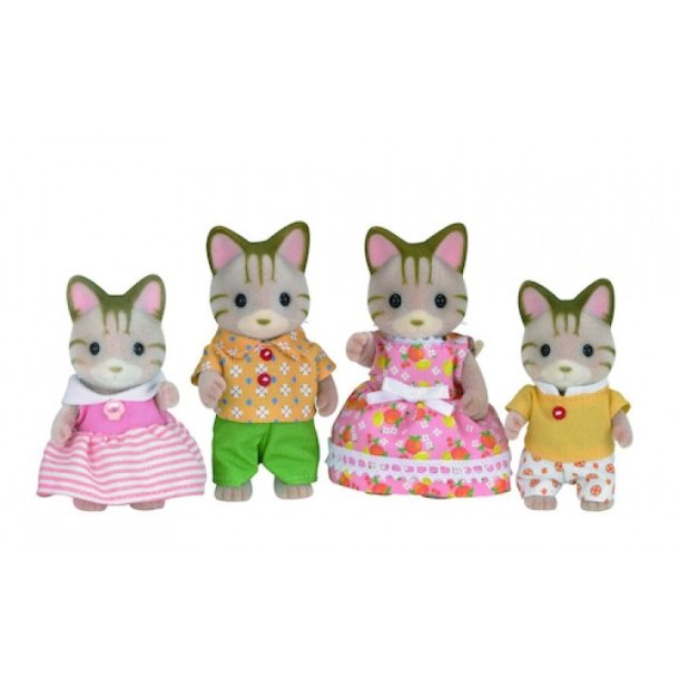 Sylvanian families - Stribet Katte Familie