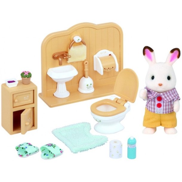 St med Bror Chokoladekanin badevrelse - Sylvanian families