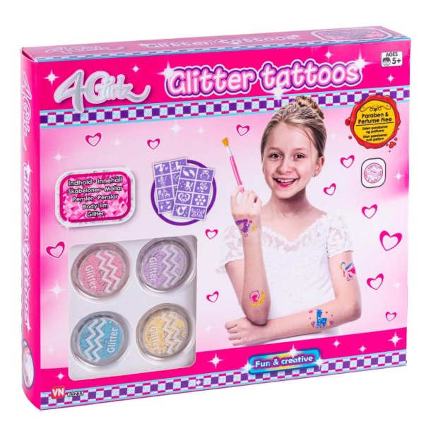 4-Girlz Glitter Tatoo st