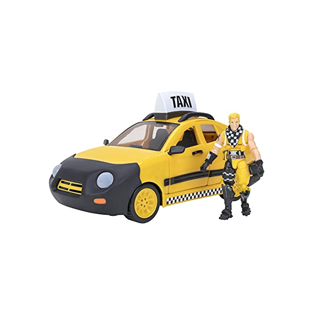 Fortnite taxi gul med 1 figur