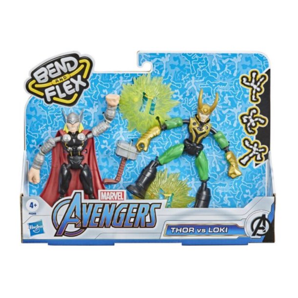 Avengers - Bend and Flex - Thor Vs. Loki - 15 cm