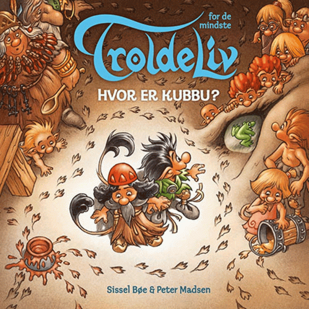 Troldeliv - Hvor er Kubbu - Papbog med dre og figurer