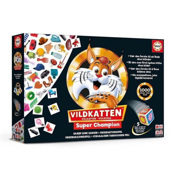 Vildkatten Super Champion 1000 - Brtspil