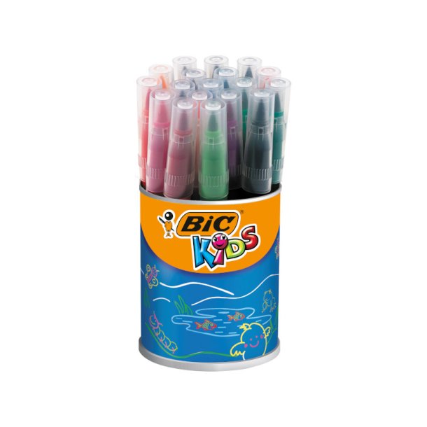 BIC Kids Visa - tusser - 18 stk